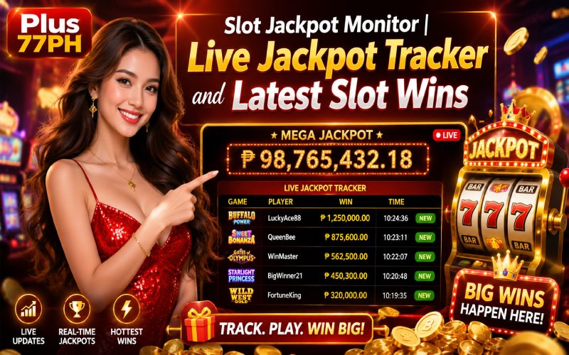 slot jackpot monitor